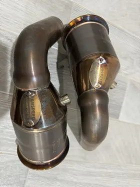 Fs.por.992.sc Fabspeed Motorsport 992 Porsche 911 Turbo S Gts Carrera 200 Cell Sport Catalytic Converter