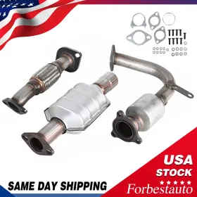 016570 Fb Fits 2008-2012 Chevrolet Malibu 2.4l New Catalytic Converters With Flex Pipe Epa