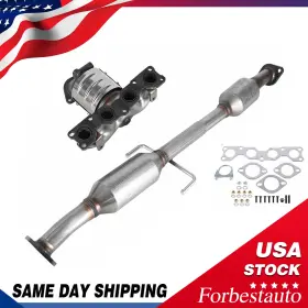 Hycz007 Fb 54885 Fits 2015-2019 Hyundai Sonata 2.4l Front And Rear Catalytic Converter Direct Fit