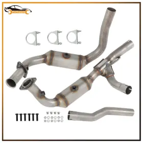 Firc4459700ss Firchassis For Dodge Nitro 2007 2008 2009 - 2012 3.7l Direct-fit Catalytic Converters Set