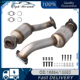 16685-16684 First Choice Exhausts Bank 1 And 2 Catalytic Converter For 2008 09 10 11 Cadillac Cts 3.6l Epa Approved