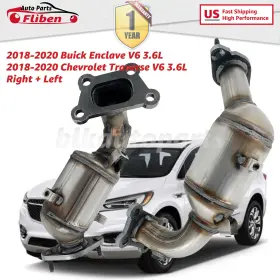 53315-53316 Fliben Lh&rh Front Catalytic Converter For 2018-2020 Chevrolet Traverse 53315 53316