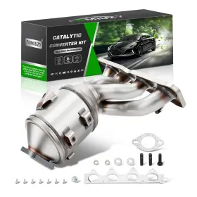 Fomiuzy 701933184941 Catalytic Converter Kit Fit Hyundai Accent Veloster Kia Soul Rio 2012-2019 1.6l