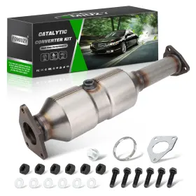 Fomiuzy 752140410460 Front Catalytic Converter Kit 2003-2007 Honda Accord 2.4l Direct-fit
