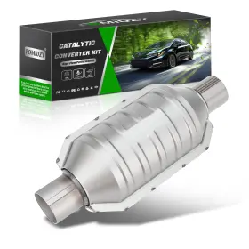 Fomiuzy 791988367208 2 Inch Inlet/outlet Catalytic Converter Universal 1 Pack
