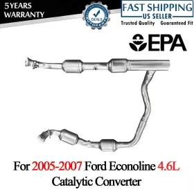 50474 For 2005 2006 2007 Ford Econoline 4.6l Catalytic Converters