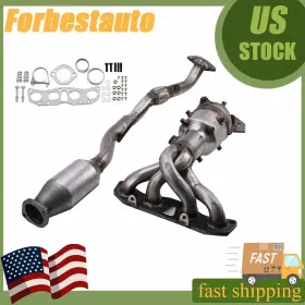 140029j370 Forbestauto Front And Rear Catalytic Converter For 2002-2006 Nissan Sentra 2.5l With Gasket