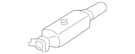 Ae5z-5e212-q Ford Genuine Catalytic Converter