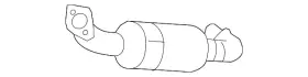 Al3z-5e212-d Ford Genuine 2010-2014 F-150 - Catalytic Converter
