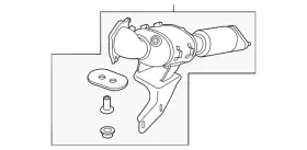 D2bz-5e212-a Ford Genuine Catalytic Converter