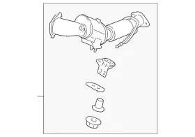 Dg9z-5e212-j Ford Genuine Catalytic Converter