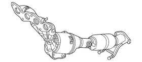 Dv6z-5g232-a Ford Genuine Mnfd With Converter
