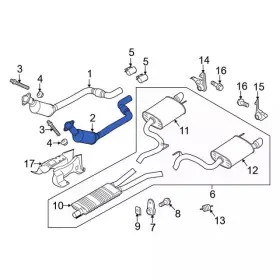 Fr3z-5e213-d Ford Genuine Catalytic Converter