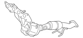 Jj5z-5g232-a Ford Genuine Mnfd With Converter