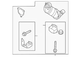 Kb3z-5e212-e Ford Genuine Catalytic Converter Kb3z5e212e