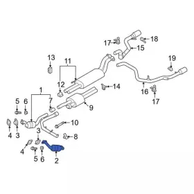 Kl3z-5e212-g Ford Genuine Catalytic Converter