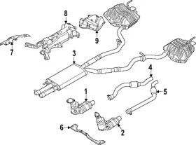 L1mz-5e213-t Ford Genuine Catalytic Converter