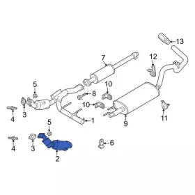 Ml3z-5e212-d Ford Genuine Catalytic Converter
