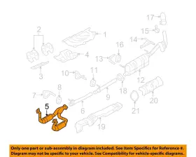 8c3z5f250j Ford Oem 08-09 F-250 Super Duty Exhaust Components-catalytic Cnvrtr