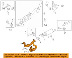 Bc3z5f250d Ford Oem 11-16 F-250 Super Duty Exhaust Components-catalytic Cnvrtr