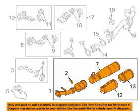 Cc3z5h270a Ford Oem 11-12 F-250 Super Duty Exhaust Components-catalytic Cnvrtr