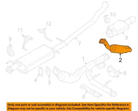 Fl1z5e212a Ford Oem 15-17 Expedition Exhaust Components-converter Pipe