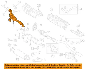 Gk4z5h270a Ford Oem 16-19 Transit-150 Exhaust Components-catalytic Cnvrtr