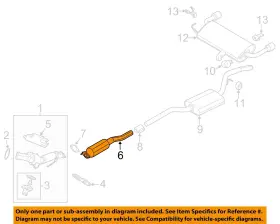 Gv6z5e212c Ford Oem 17-19 Escape Exhaust Components-catalytic Cnvrtr