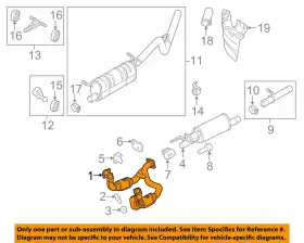 Hc3z5f250a Ford Oem 17-19 F-250 Super Duty Exhaust Components-catalytic Cnvrtr