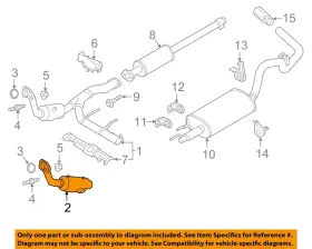 Jl3z5e212c Ford Oem 18-20 F-150 Exhaust Components-catalytic Cnvrtr