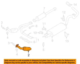 Jl3z5e212d Ford Oem 18-20 F-150 Exhaust Components-catalytic Cnvrtr