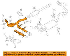 Jl3z5e212k Ford Oem 18-20 F-150 Exhaust Components-catalytic Cnvrtr