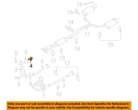 W712829s900 Ford Oem 08-19 Edge Exhaust Components-catalytic Cnvrtr Stud