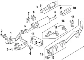 Pc3z-5f250-b Ford Genuine Catalytic Converter