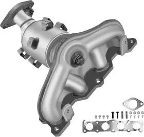 Htf102.4 Fortunaflow Front Exhaust Manifold Catalytic Converter Compatible With Hyundai