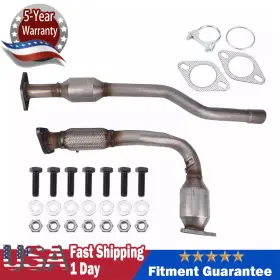 19463 Gaialithos 2pc Front And Rear Catalytic Converter Fits Chevy Captiva Sport 2.4l 2012 2013-14