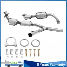 50553 Gaialithos 53569 2pcs Catalytic Converter Direct Fit Fits Lincoln 4wd 5.4l Mark Lt 2006-2007 2008
