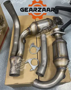 4458943 Gearzaar 3pcs For Dodge Dakota 3.7l 4.7l Y Pipe Catalytic Converters 2004 05 06-2010 Worq