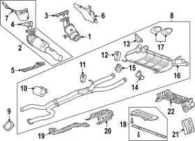 12711127 Gm Genuine Catalytic Converter