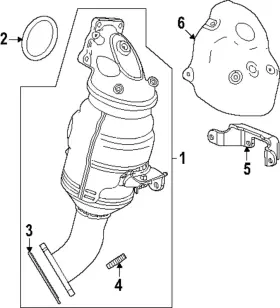 12729318 Gm Genuine Catalytic Converter