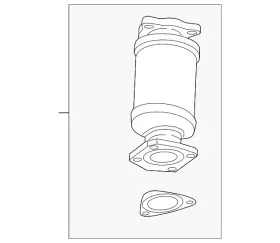 19418940 Gm Genuine Catalytic Converter