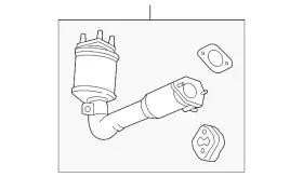 19420256 Gm Genuine Catalytic Converter