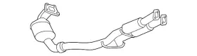 19420262 Gm Genuine 3-way Catalytic Converter With Pipes Flanges And Bushings