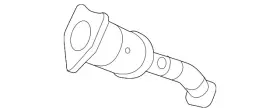 Gm 22674112 Genuine 3-way Catalytic Converter With Studs