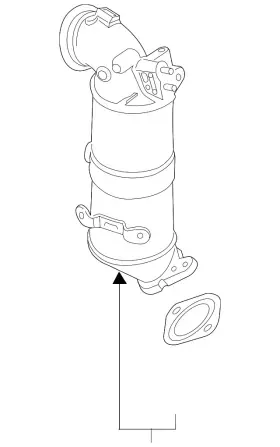 25203845 Gm Genuine Catalytic Converter