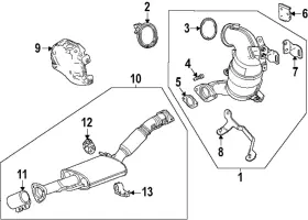 25204363 Gm Genuine Catalytic Converter