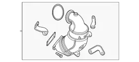 25204734 Gm Genuine Catalytic Converter