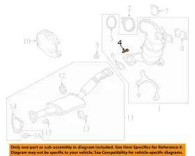 11561404 Gm Oem 17-24 Acadia Exhaust Components-catalytic Cnvrtr Stud