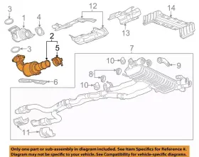 19420274 Gm Oem Front Left 16-23 Camaro Ss Exhaust-catalytic Converter