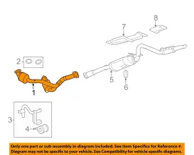 19420277 Gm Oem 12-19 Sierra 2500 Hd Exhaust Components-converter Pipe